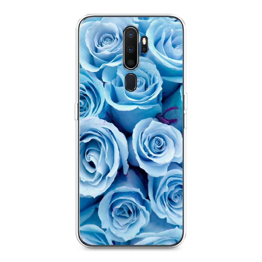 

Чехол Awog на Oppo A5/A9 2020 "Лазурные розы", Разноцветный, 251950-8