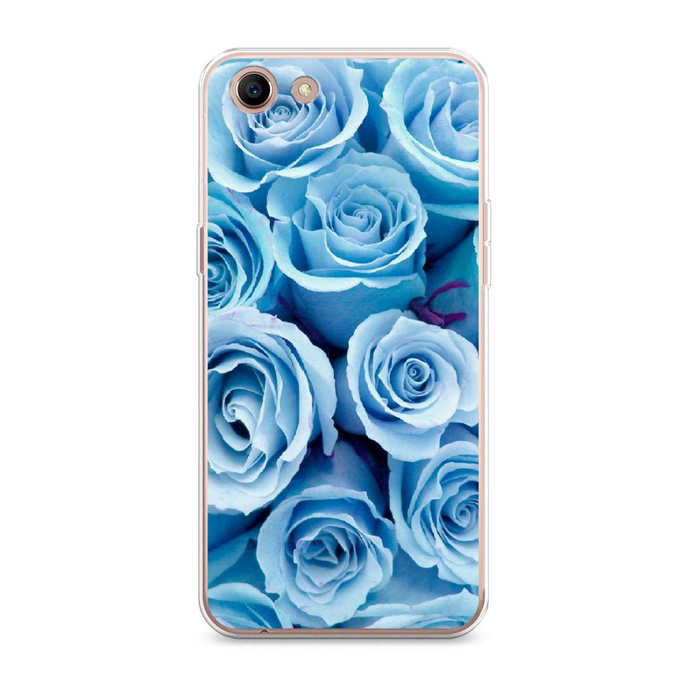 

Чехол Awog на Oppo A83 "Лазурные розы", Разноцветный, 250150-8