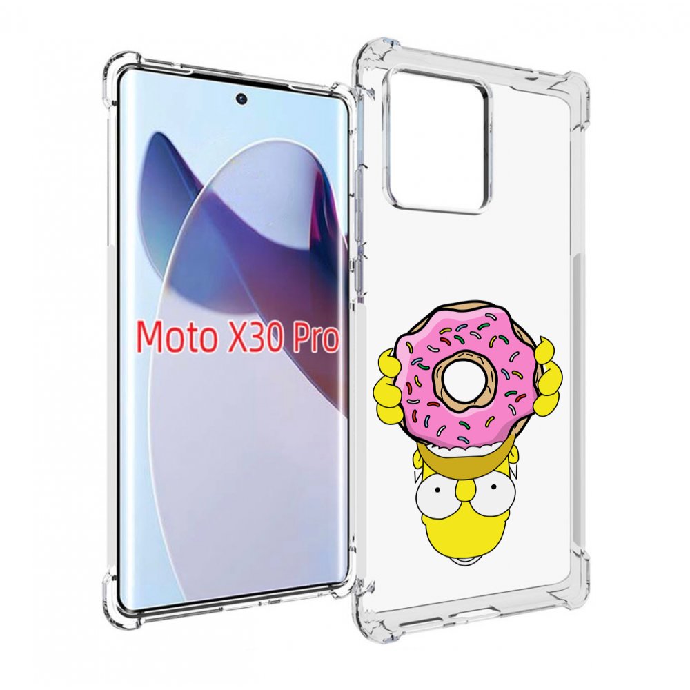 

Чехол MyPads большой-пончик для Motorola Moto X30 Pro, Прозрачный, Tocco