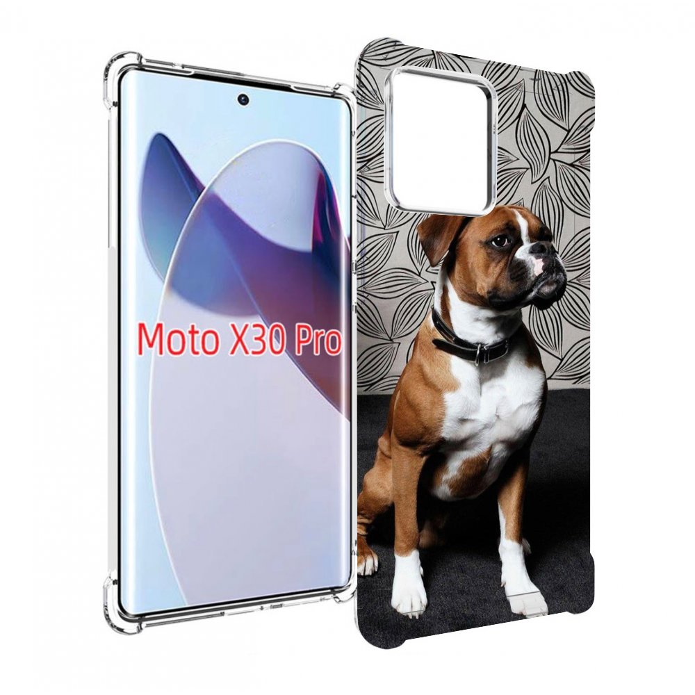 

Чехол MyPads боксер собака для Motorola Moto X30 Pro, Прозрачный, Tocco