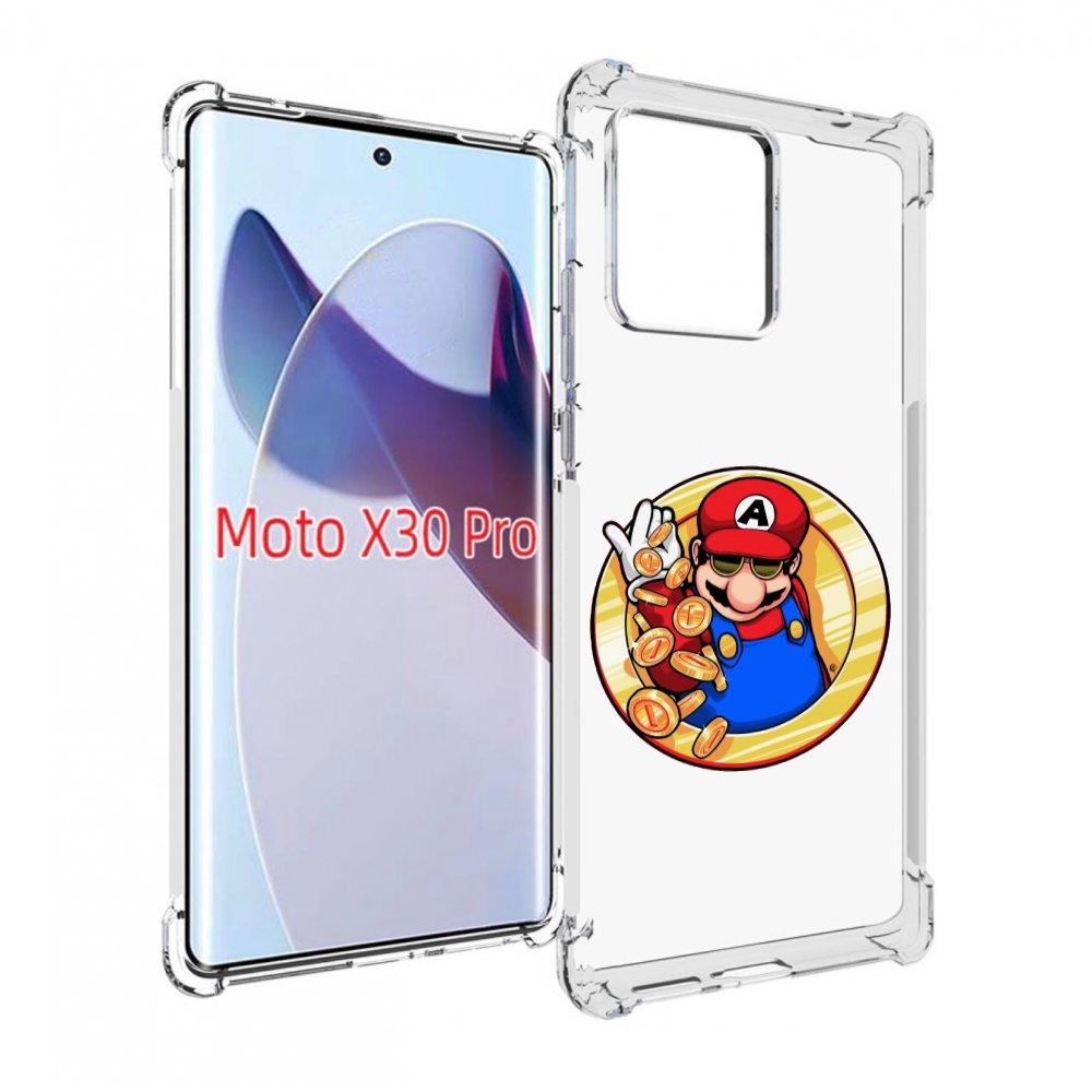

Чехол MyPads богатый марио для Motorola Moto X30 Pro, Прозрачный, Tocco