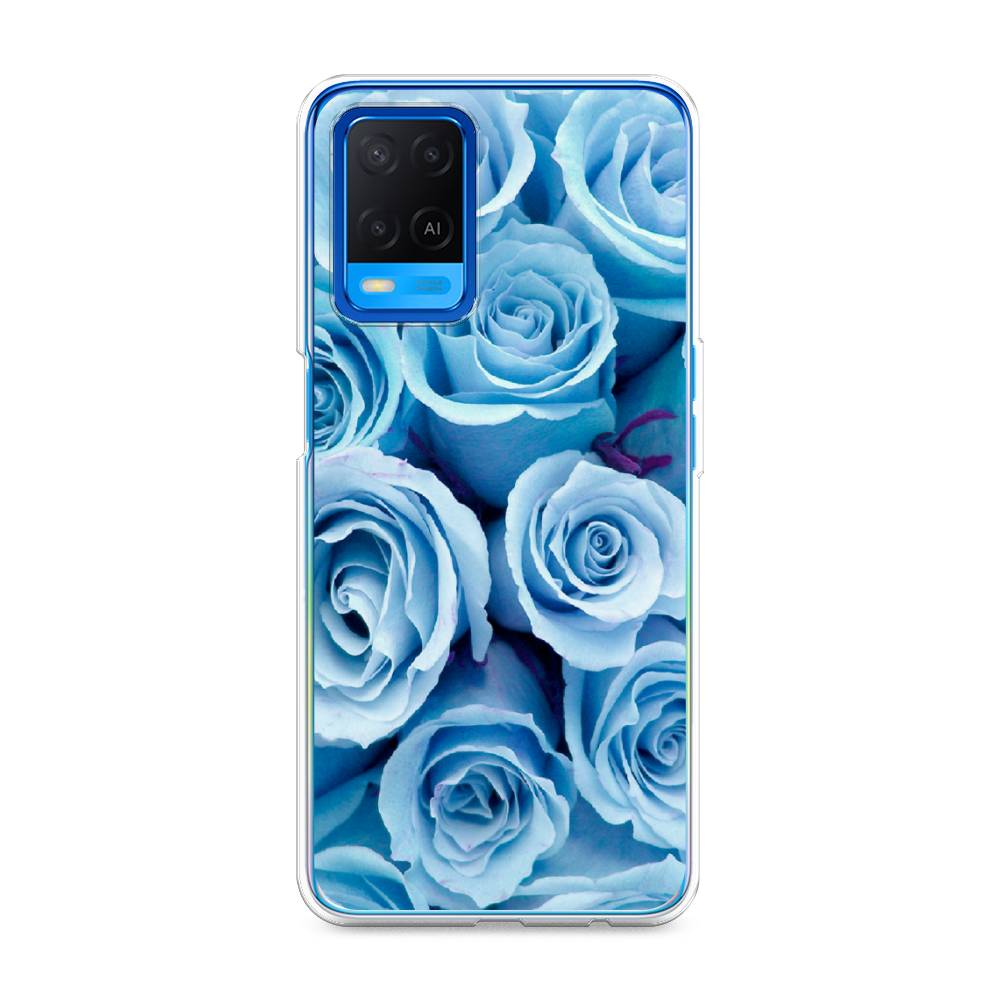 

Чехол Awog на Oppo A54 "Лазурные розы", Разноцветный, 256150-8