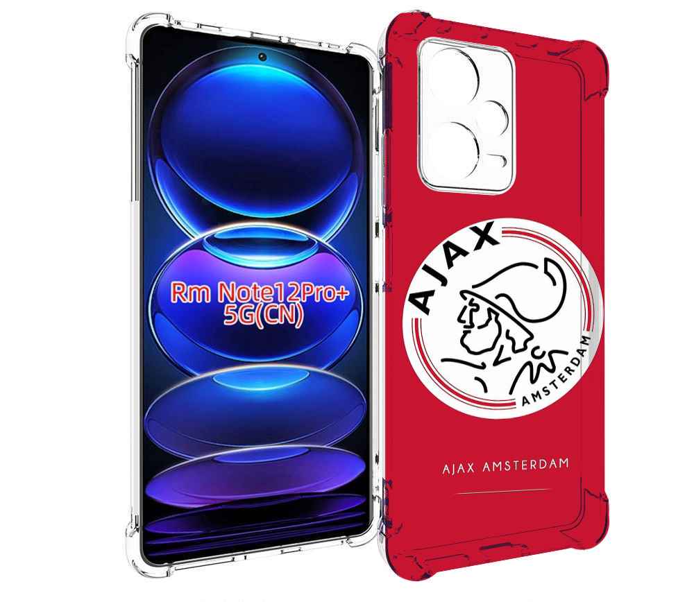 

Чехол MyPads фк аякс амстердам для Xiaomi Redmi Note 12 Pro + Plus, Прозрачный, Tocco