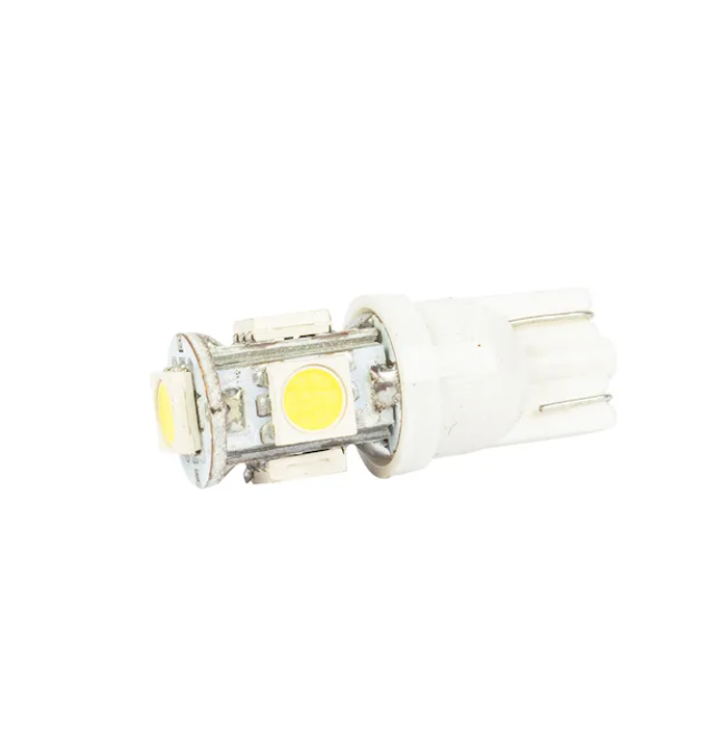 

Лампа светодиодная 12 V T10-5 SMD (5050) белая повторит, габарит б/цок МАЯК