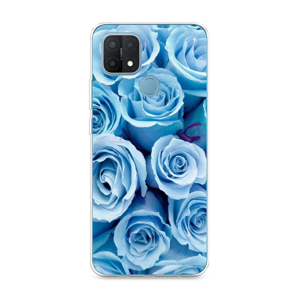 

Чехол Awog на Oppo A15/A15s "Лазурные розы", Разноцветный, 254750-8