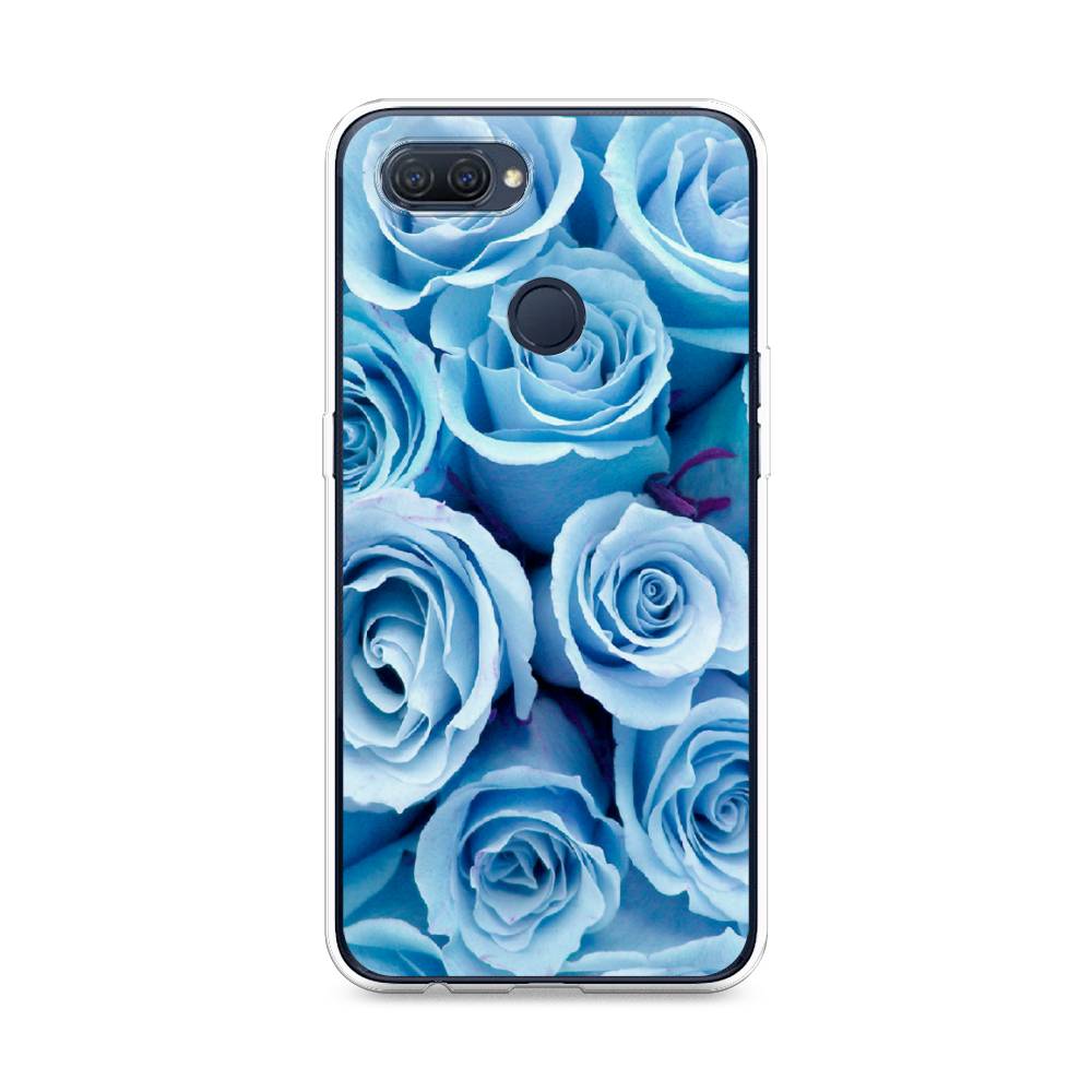 

Чехол Awog на Oppo A12 "Лазурные розы", Разноцветный, 253450-8