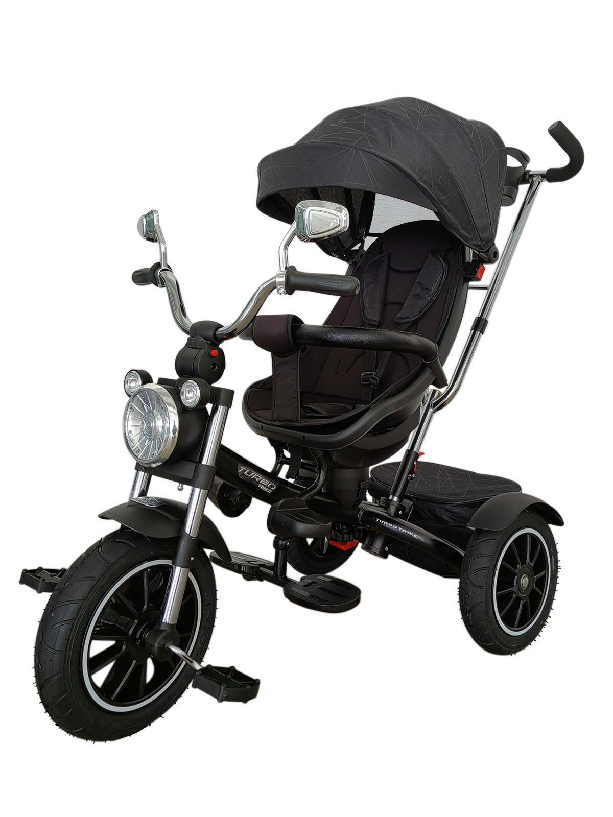 

Велосипед трехколесный Sportsbaby Turbo 4 MS-0755 черный, MS-0755