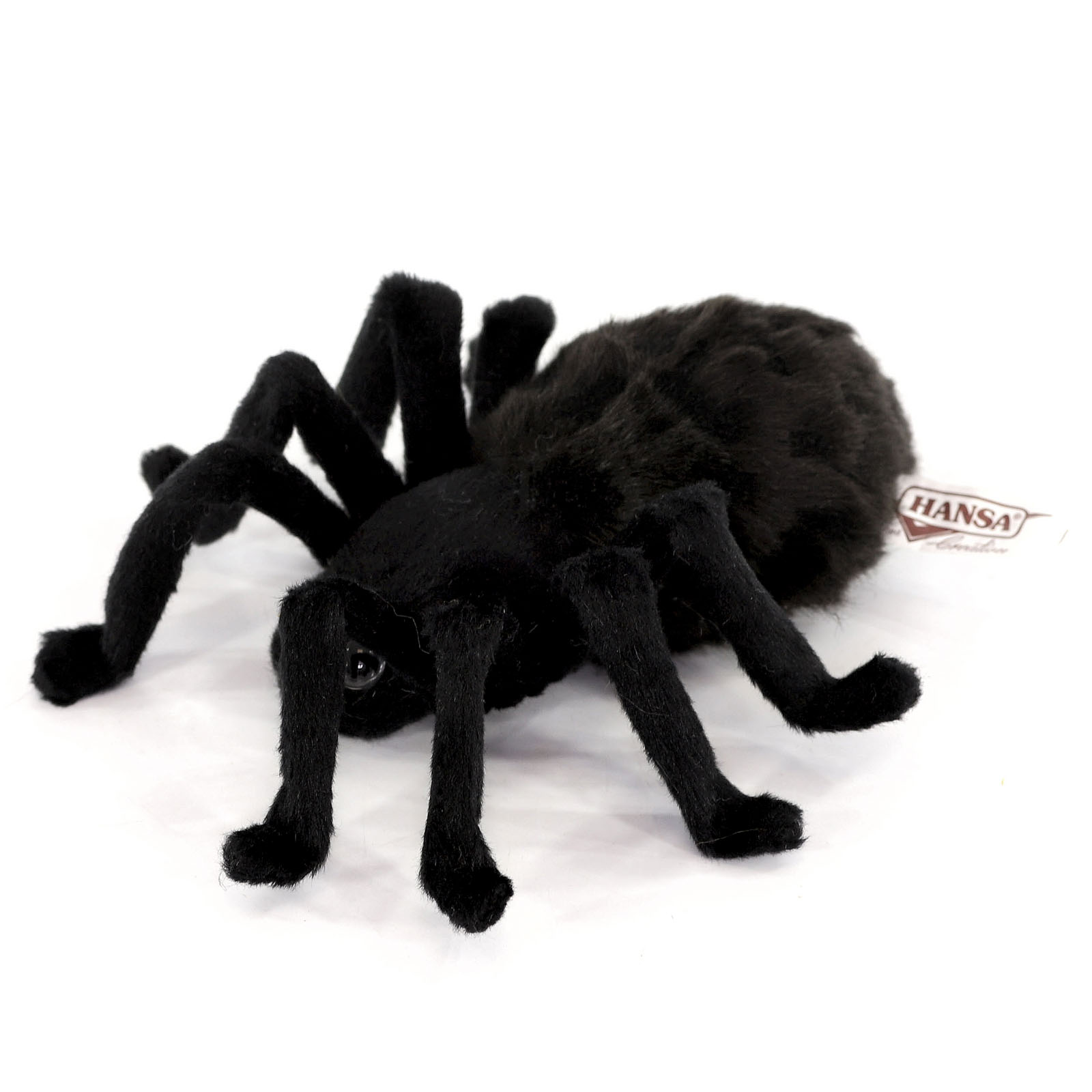Реалистичная мягкая игрушка Hansa Creation Тарантул черный, 19 см