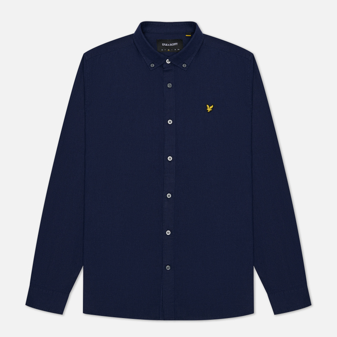 

Рубашка мужская Lyle & Scott LW1224V синяя S, LW1224V