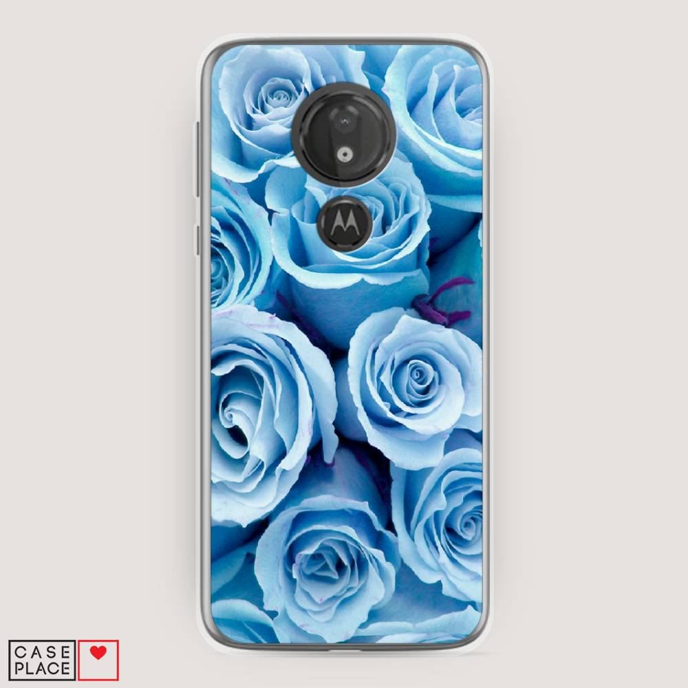 

Чехол Awog на Motorola Moto G7 Power / Моторола Мото G7 Power "Лазурные розы", Разноцветный, 241350-8