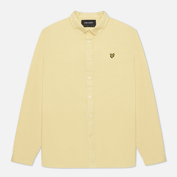 

Рубашка мужская Lyle & Scott LW1224V желтая S, LW1224V