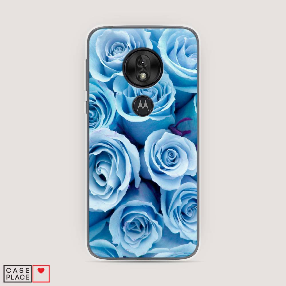 

Чехол Awog на Motorola Moto G7 Play / Моторола Мото G7 Плэй "Лазурные розы", Разноцветный, 241250-8