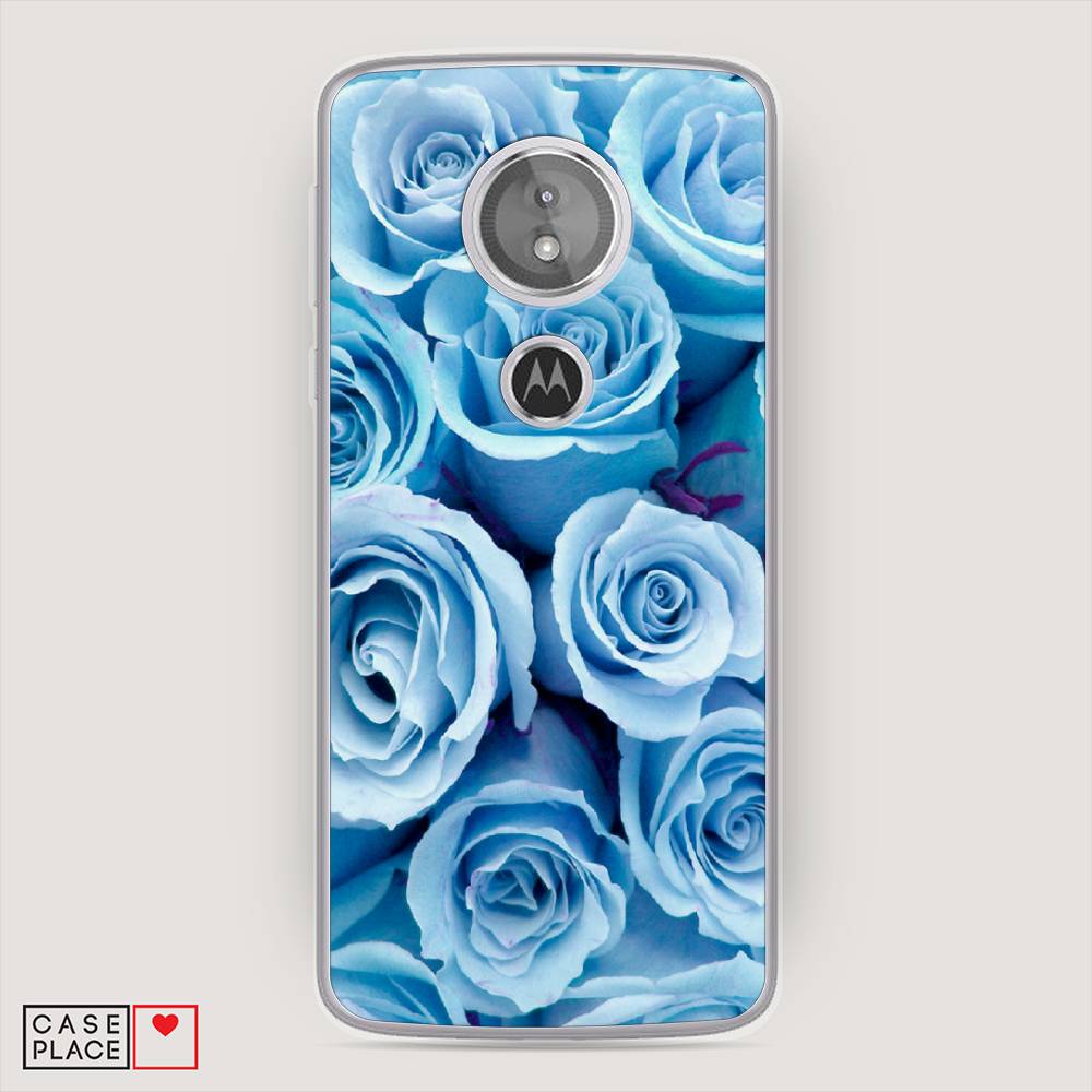 

Чехол Awog на Motorola Moto G6 Play / Моторола Мото G6 Плэй "Лазурные розы", Разноцветный, 240950-8