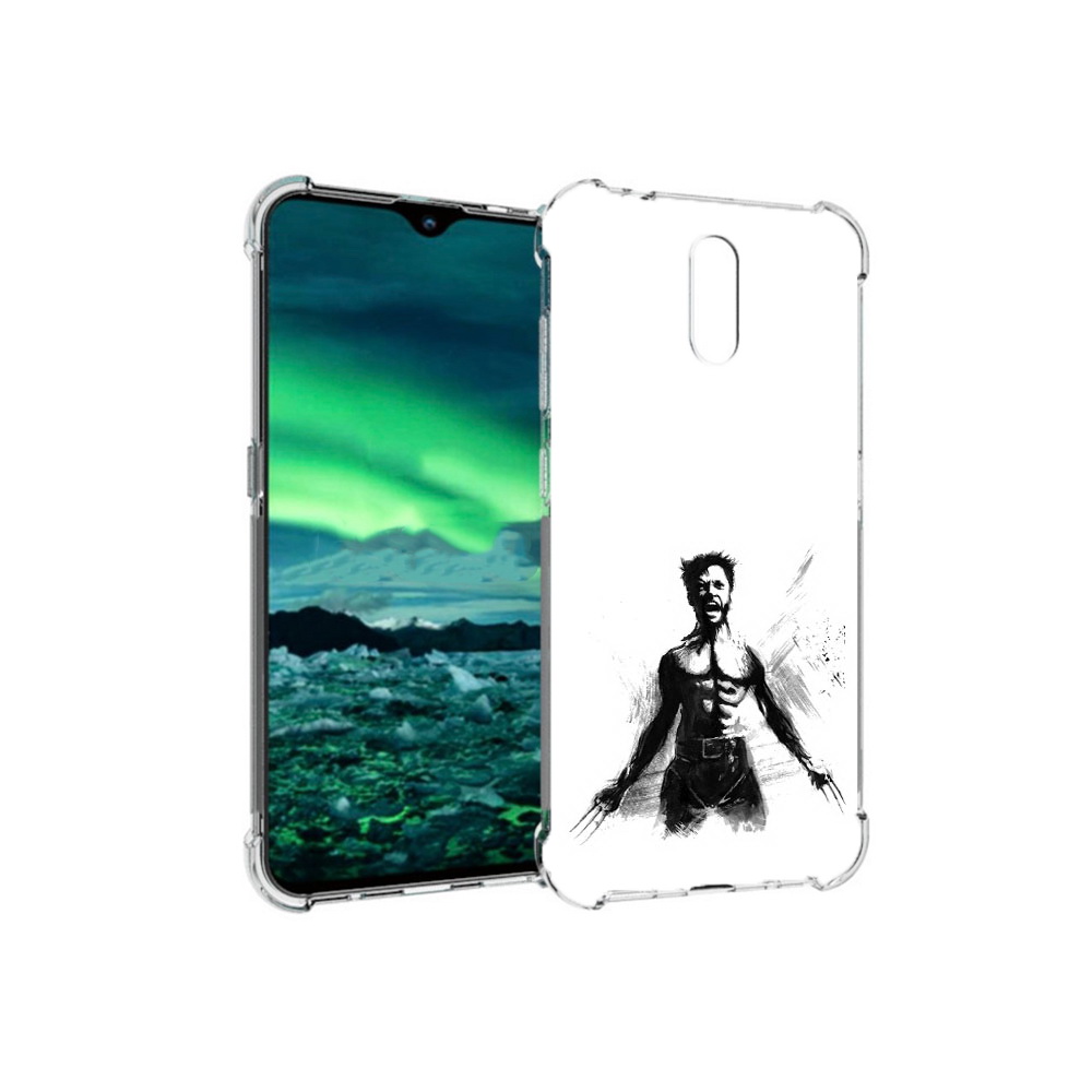 

Чехол MyPads Tocco для Nokia 2.3 росомаха (PT142254.97.587), Прозрачный, Tocco