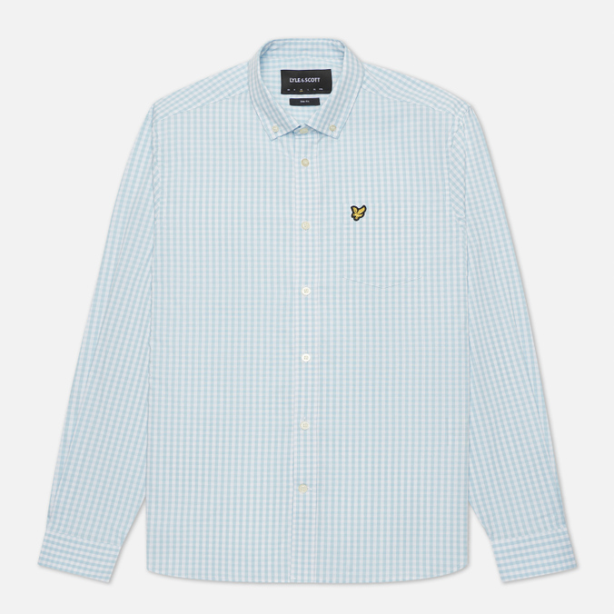 

Рубашка мужская Lyle & Scott LW1114V голубая XL, LW1114V