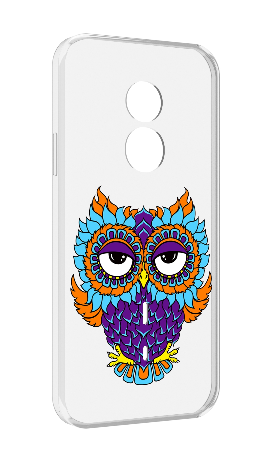 

Чехол MyPads Цветная сова для Doogee S51, Прозрачный, Tocco