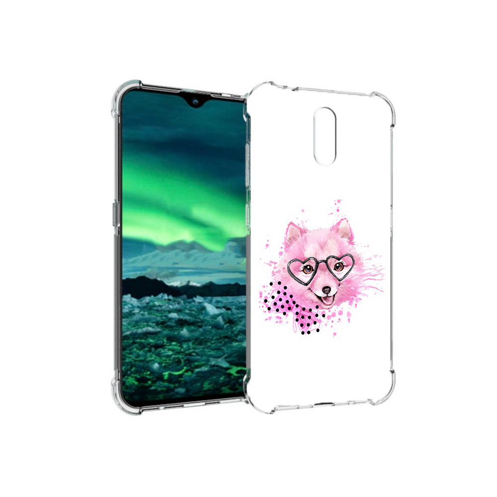 

Чехол MyPads Tocco для Nokia 2.3 розовый волченок (PT142254.97.585), Прозрачный, Tocco