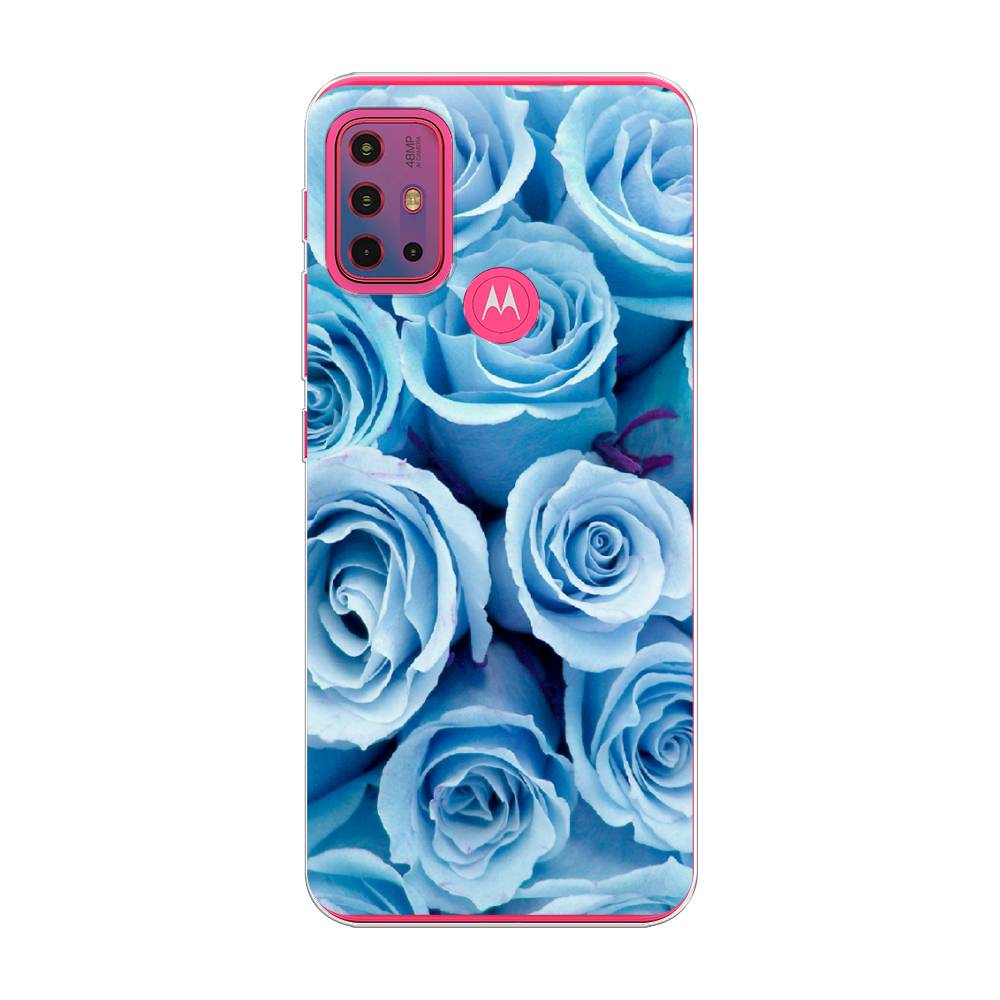 

Чехол Awog на Lenovo K13 Note/Motorola Moto G10/G20/G30 "Лазурные розы", Разноцветный, 242250-8