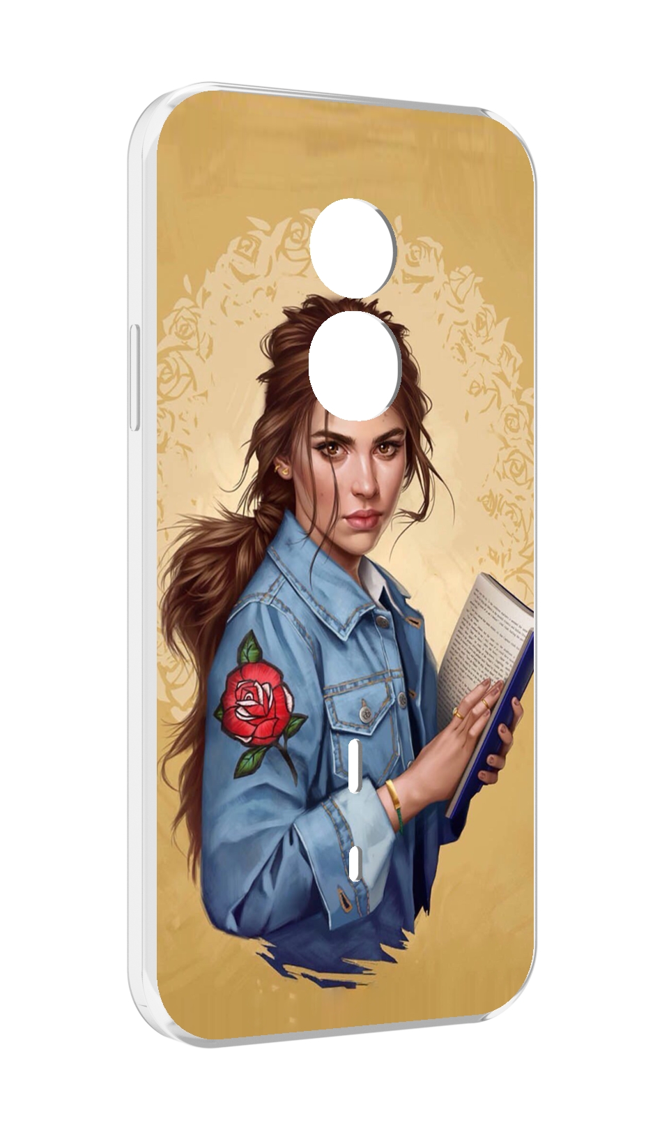 

Чехол MyPads девушка-в-бежевом-фоне для Doogee S51, Прозрачный, Tocco