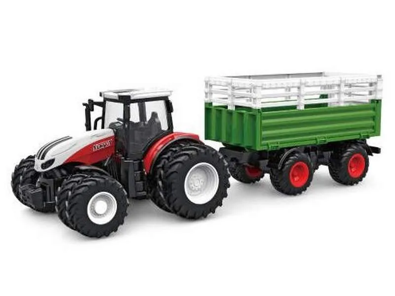 

Радиоуправляемый трактор с прицепом Korody, 1/24, RTR, зеленый KR6644B
