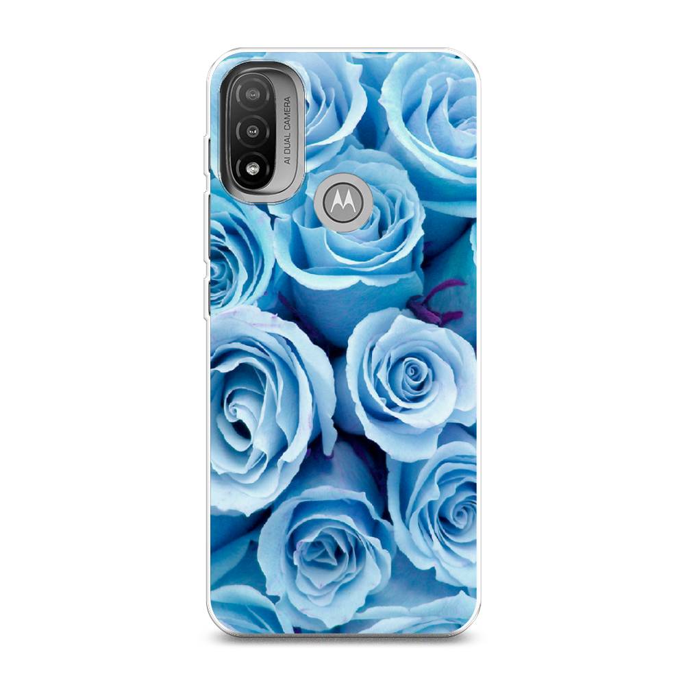 

Чехол Awog на Lenovo K14 Plus/Motorola Moto E20/E30/E40 "Лазурные розы", Разноцветный, 243450-8