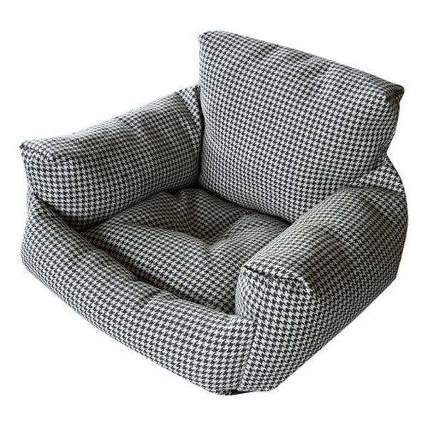 

Лежанка для собак Зооник жаккард 50x65x28см бежевый