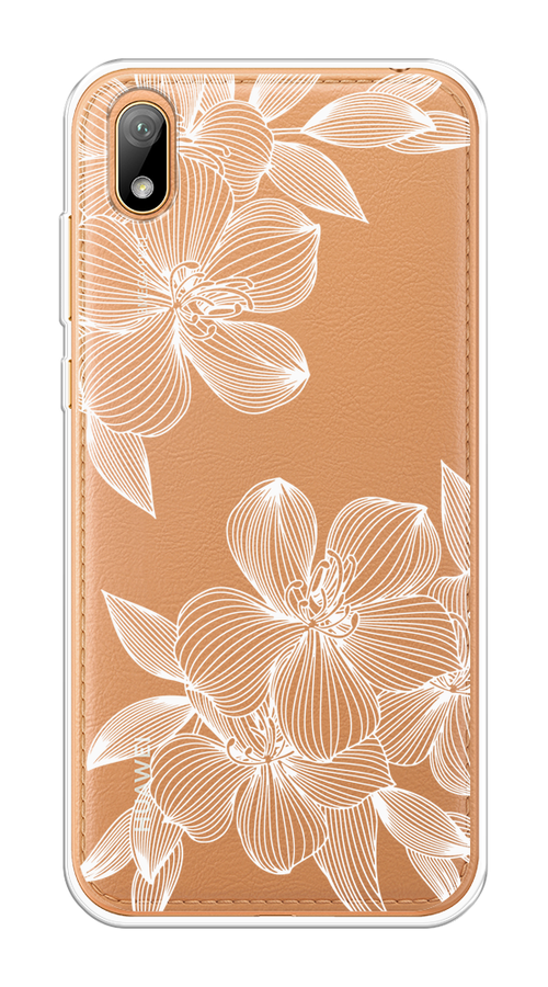 

Чехол на Huawei Y5 2019/Honor 8S/8S Prime "Крокус", Белый;прозрачный, 6103950-1