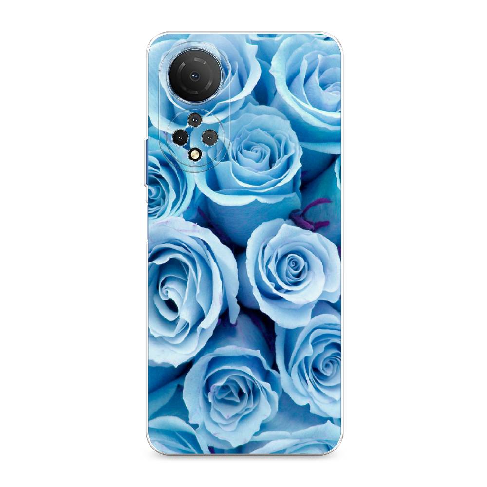 

Чехол Awog на Honor X7 2022 "Лазурные розы", Разноцветный, 6108850-8