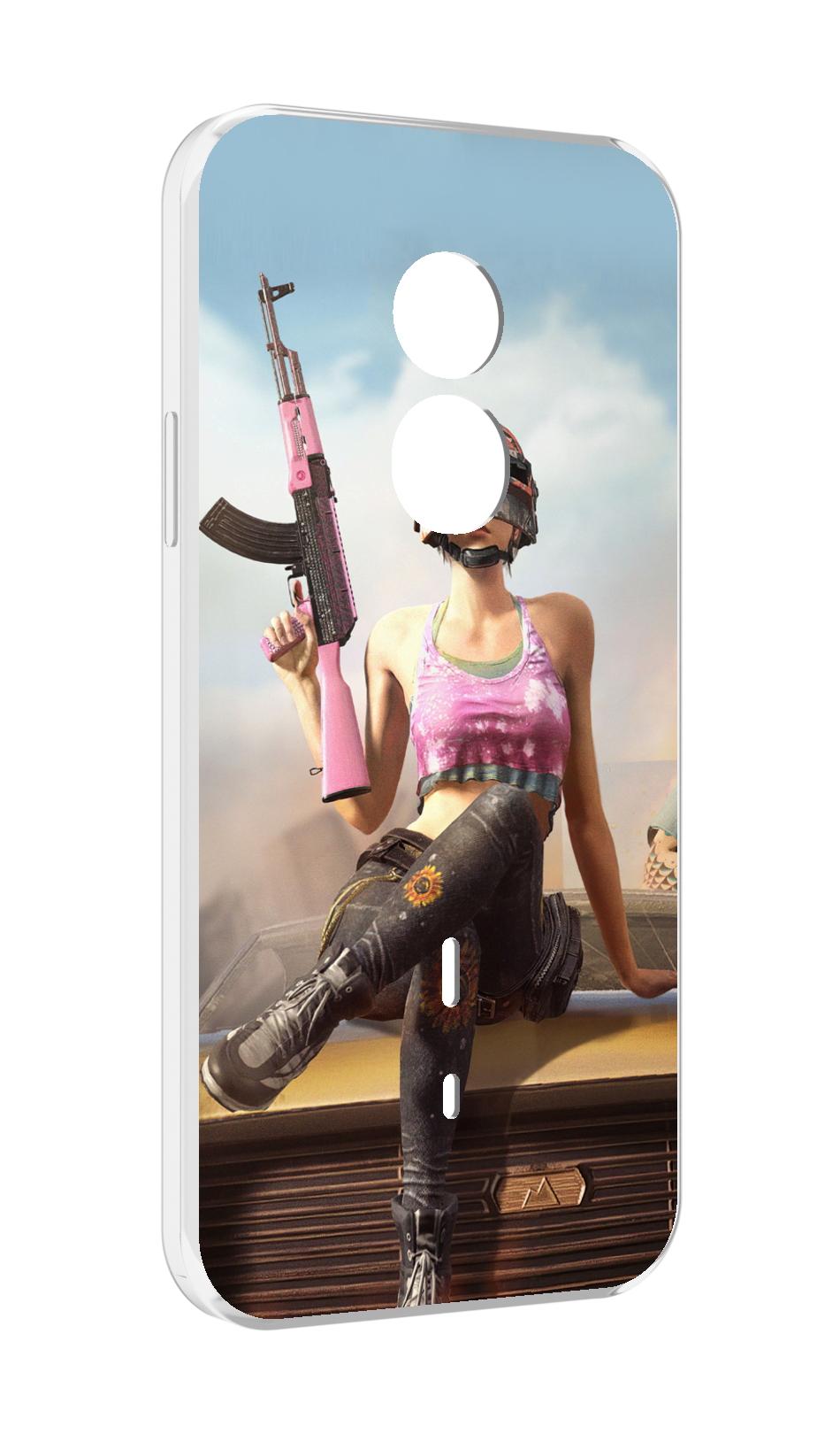 

Чехол MyPads девушка из PUBG для Doogee S51, Прозрачный, Tocco
