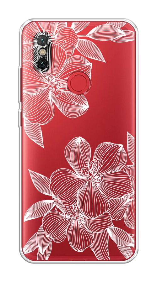 

Чехол на Xiaomi Mi 6X/A2 "Крокус", Белый;прозрачный, 33350-1