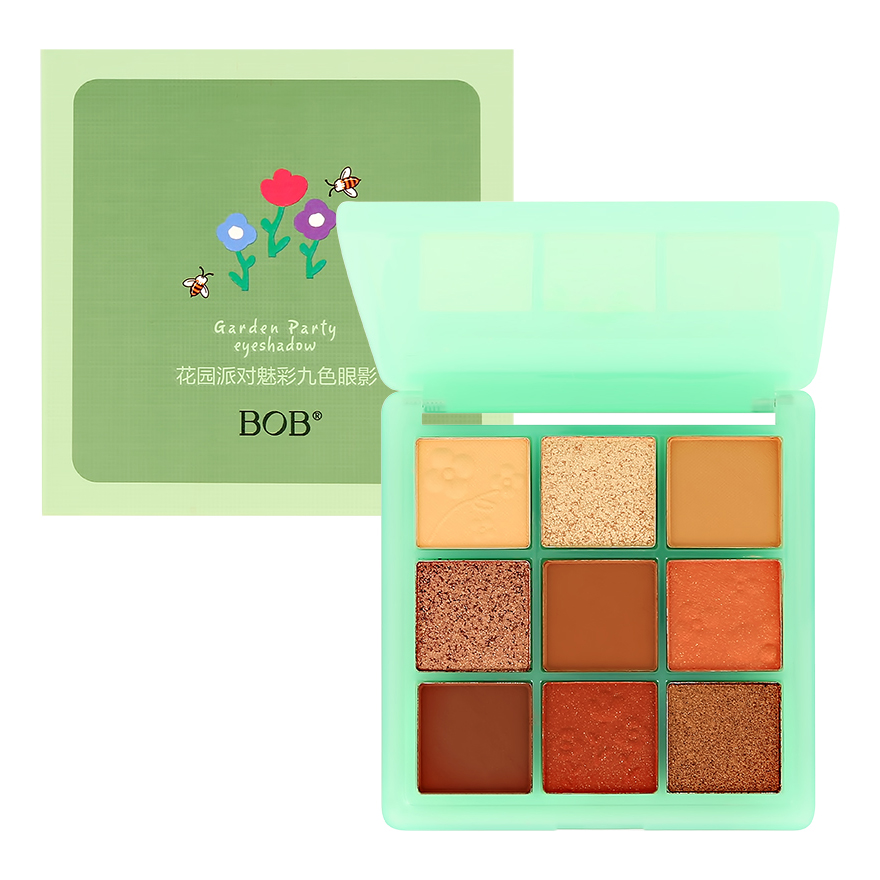 

Тени для век Bob Garden party eyeshadow тон 02 5 г, Коричневый;оранжевый