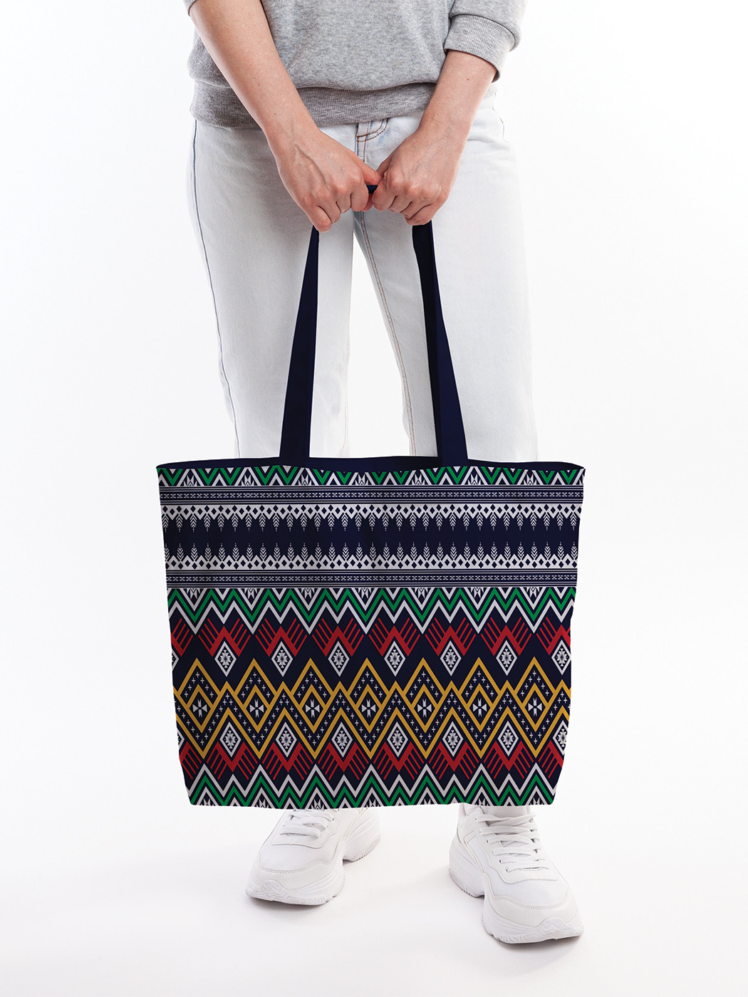 Текстильная женская сумка на молнии для пляжа и фитнеса bsz_413967 JoyArty