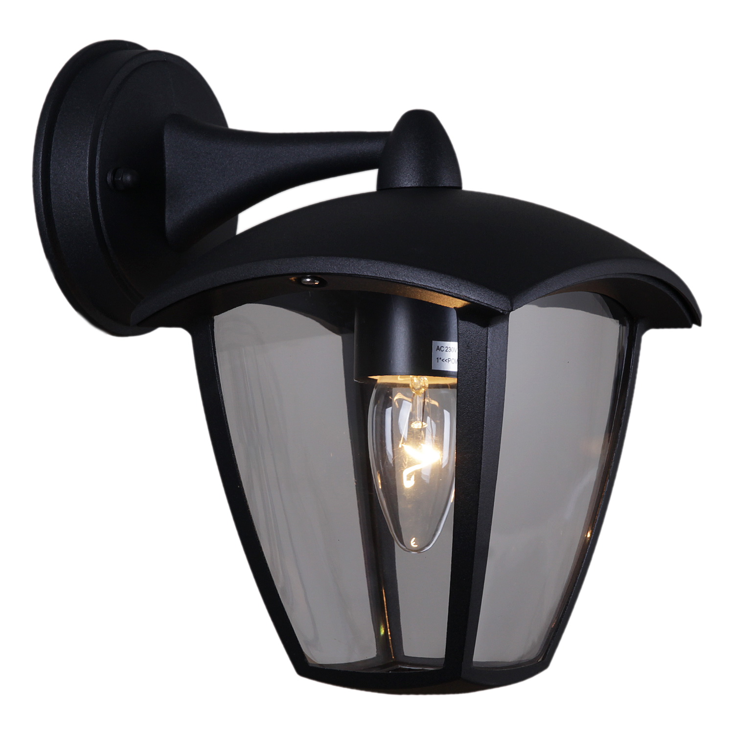 

Садовый светильник Reluce Настенный фонарь 08301-9.2-001SJ Top mount BK