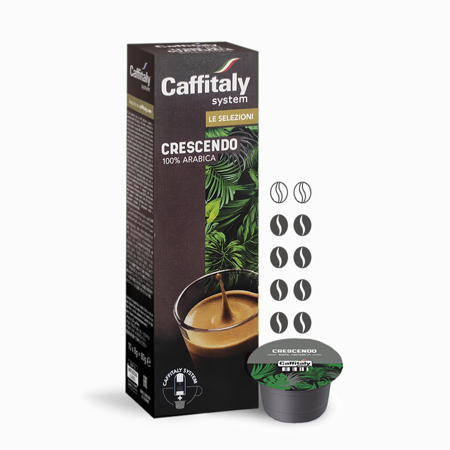 Кофе в капсулах Caffitaly Ecaffe Crescendo, 10 капсул