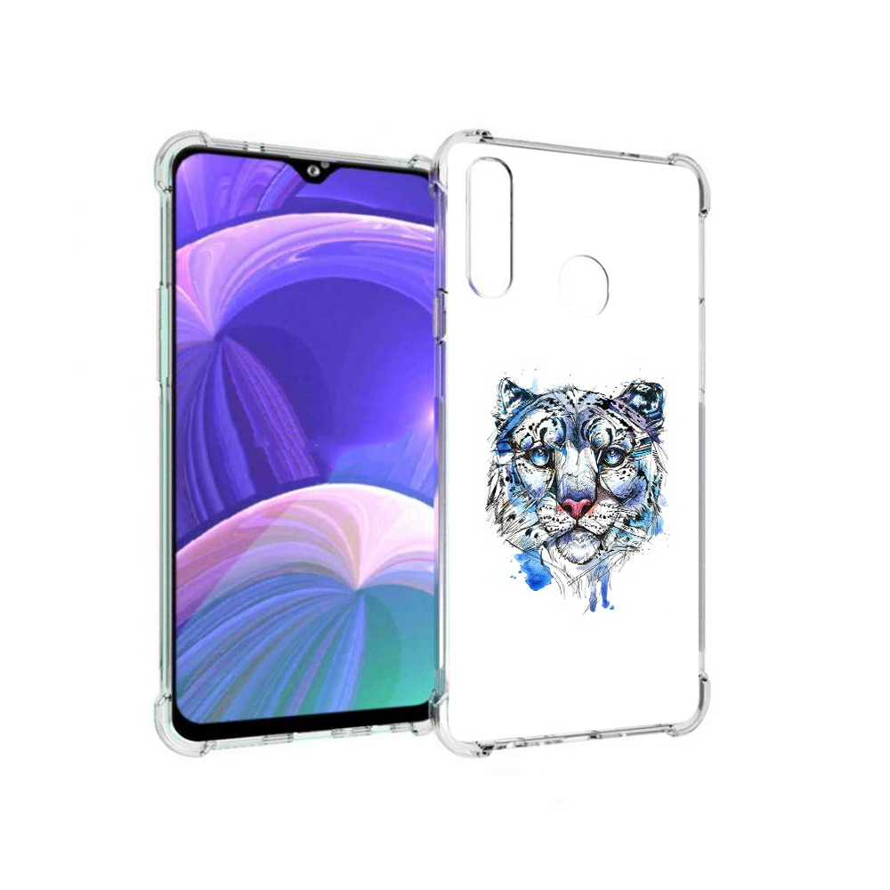 

Чехол MyPads Tocco для Samsung Galaxy A20s водяной тигр (PT139755.554.263), Прозрачный, Tocco