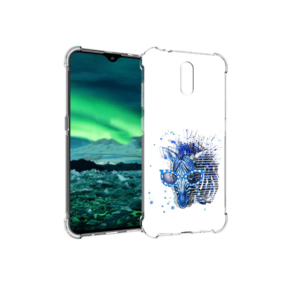 

Чехол MyPads Tocco для Nokia 2.3 расплывчатая зебра (PT142254.97.577), Прозрачный, Tocco
