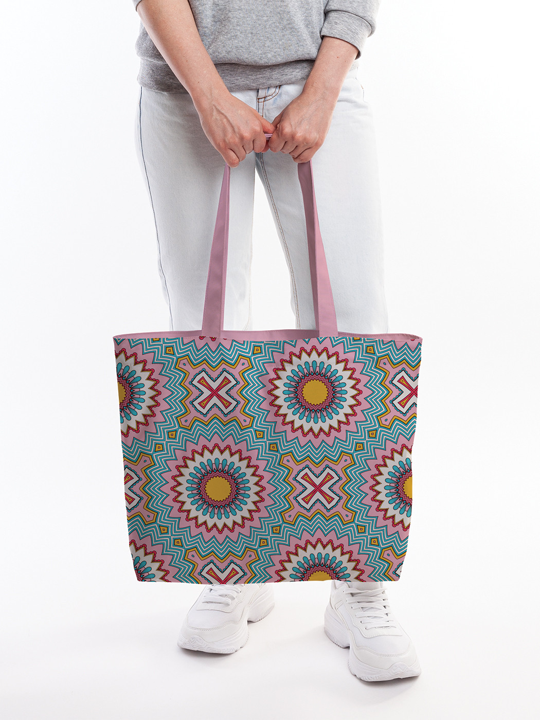 Текстильная женская сумка на молнии для пляжа и фитнеса bsz_413951 JoyArty