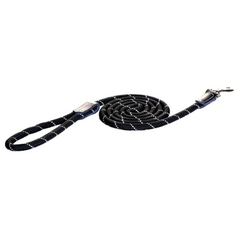 

Поводок для собак Rogz Rope 1,8 м черный HLLR06H