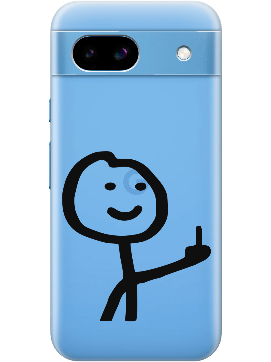 

Силиконовый чехол на Google Pixel 8a с принтом "Fck" прозрачный, Прозрачный;серый;черный, 784809161