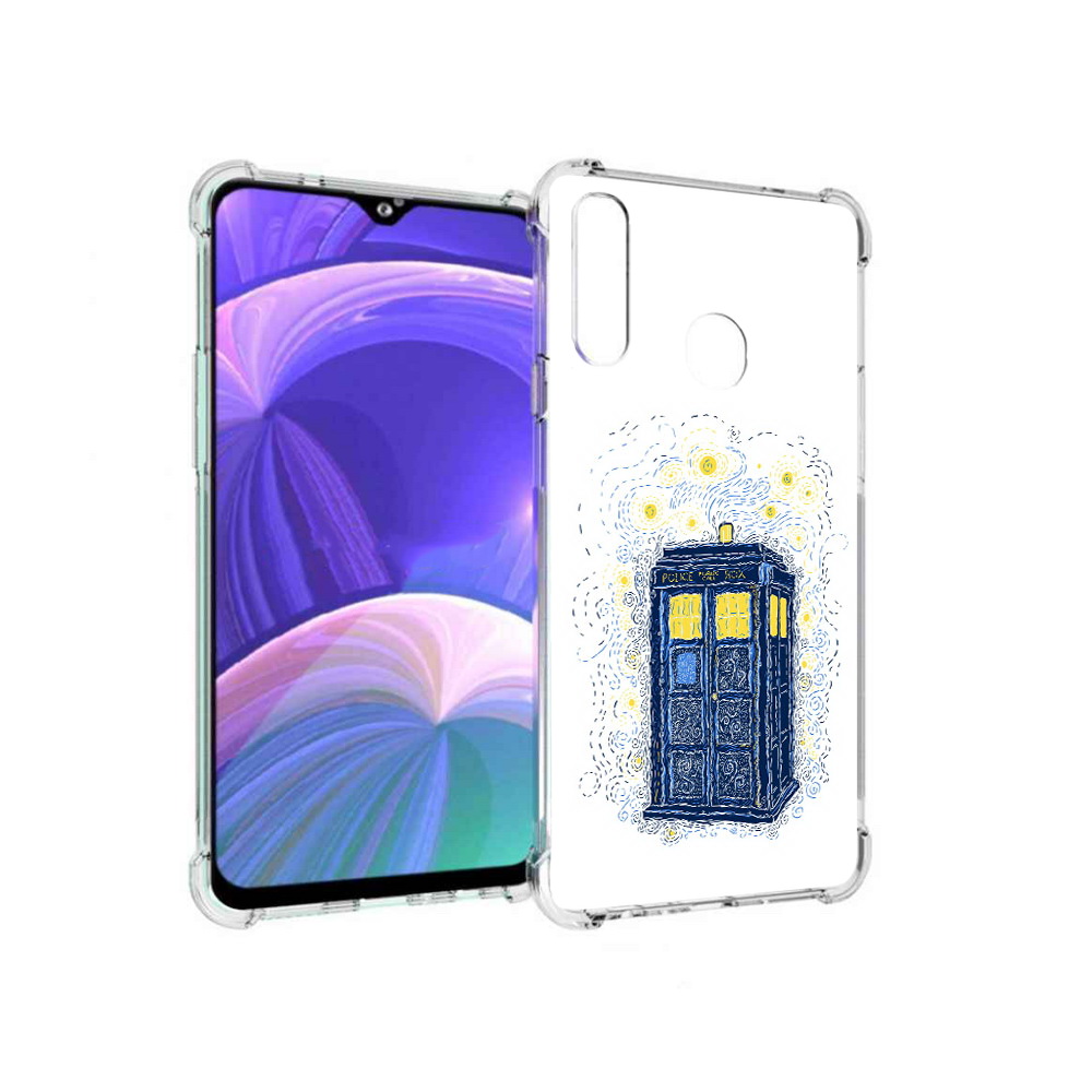 

Чехол MyPads Tocco для Samsung Galaxy A20s будка рисунок (PT139755.554.249), Прозрачный, Tocco