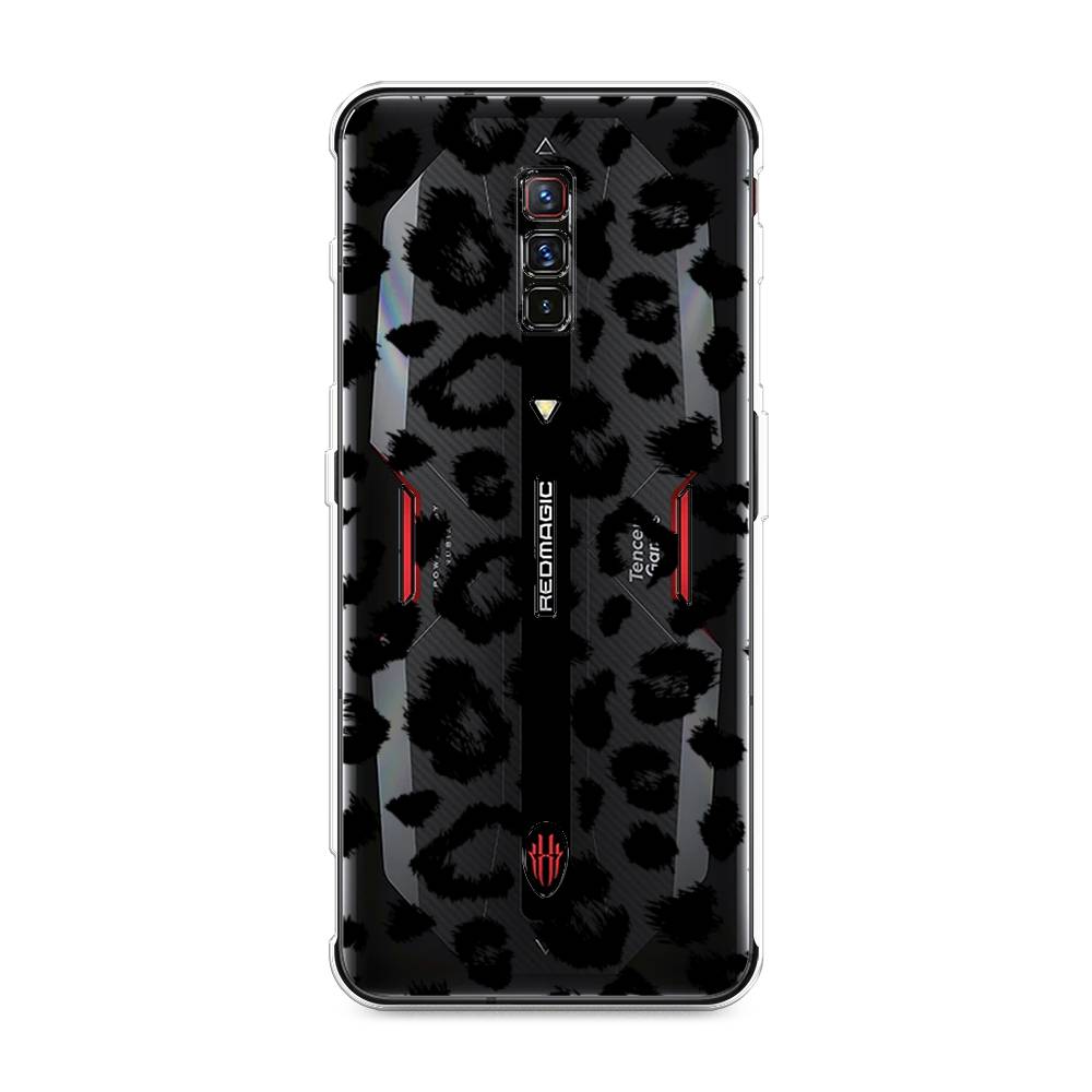 фото Силиконовый чехол "окрас леопарда фон" на zte nubia red magic 6 awog