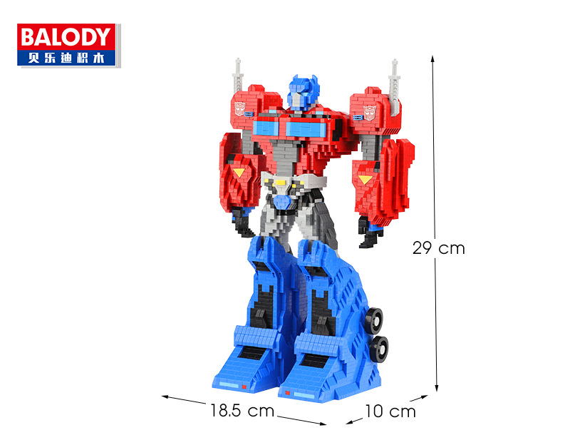 

Конструктор 3D из миниблоков Balody Трансформеры Оптимус Прайм 3544 элементов - BA16154, BA16154