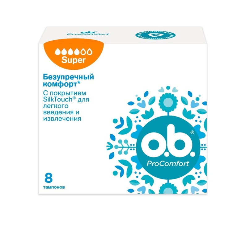 Тампоны O.b. ProComfort Normal 8 шт.