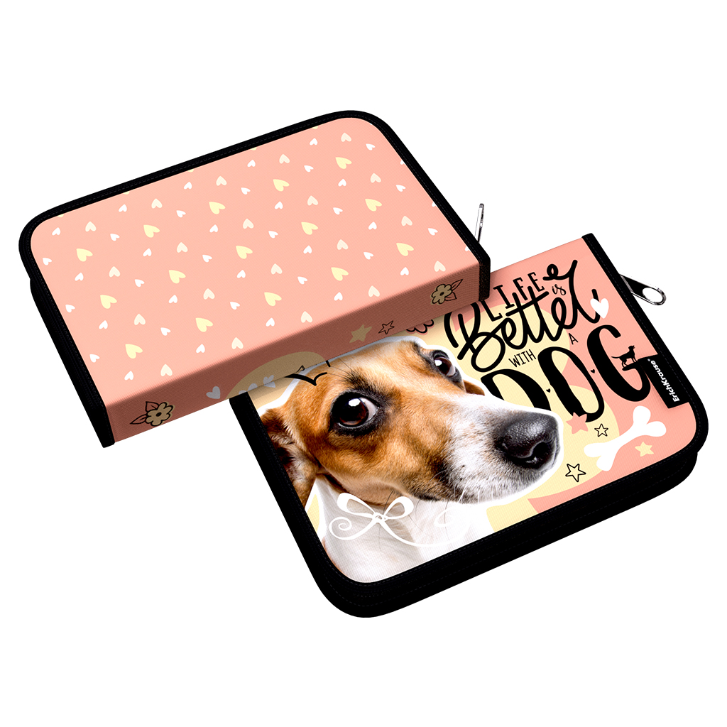 

Пенал-книжка без наполнения ErichKrause Jack Russell 60208 135x205x30мм, Разноцветный, Пеналы-книжки 135*25*3