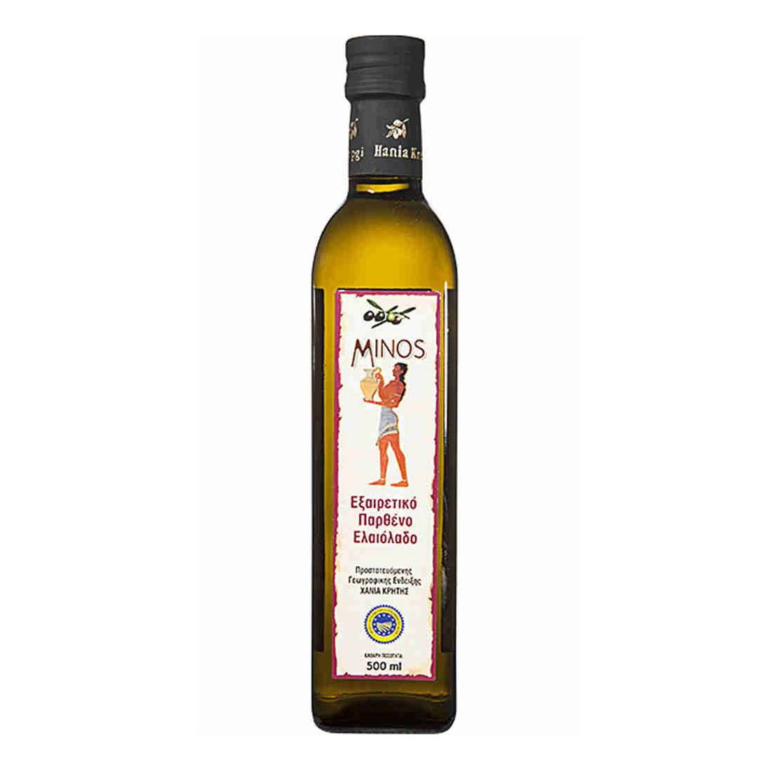 Оливковое масло Minos Extra Virgin нерафинированное 0,5 л