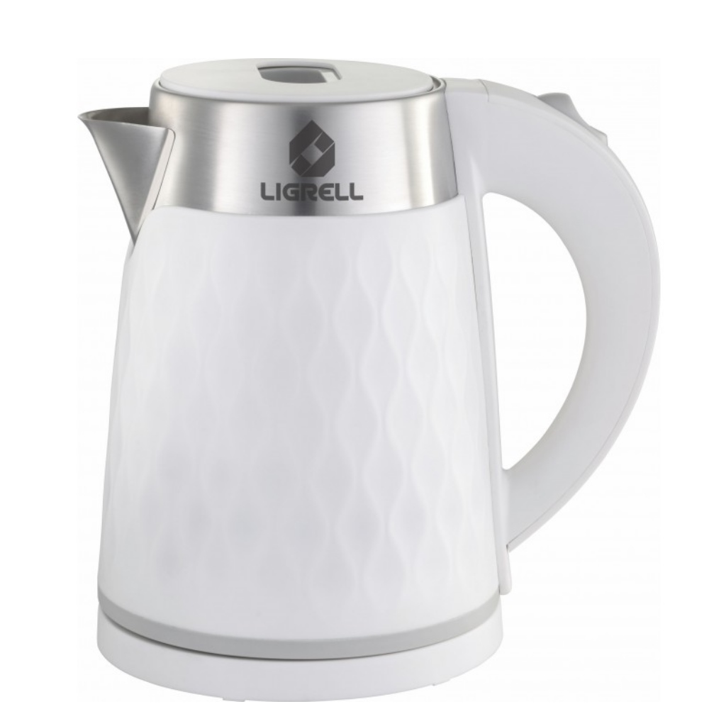 Чайник электрический LIGRELL LEK-1742PS 1.7 л белый термос чайник samba wave 1 л со стеклянной колбой n4010800