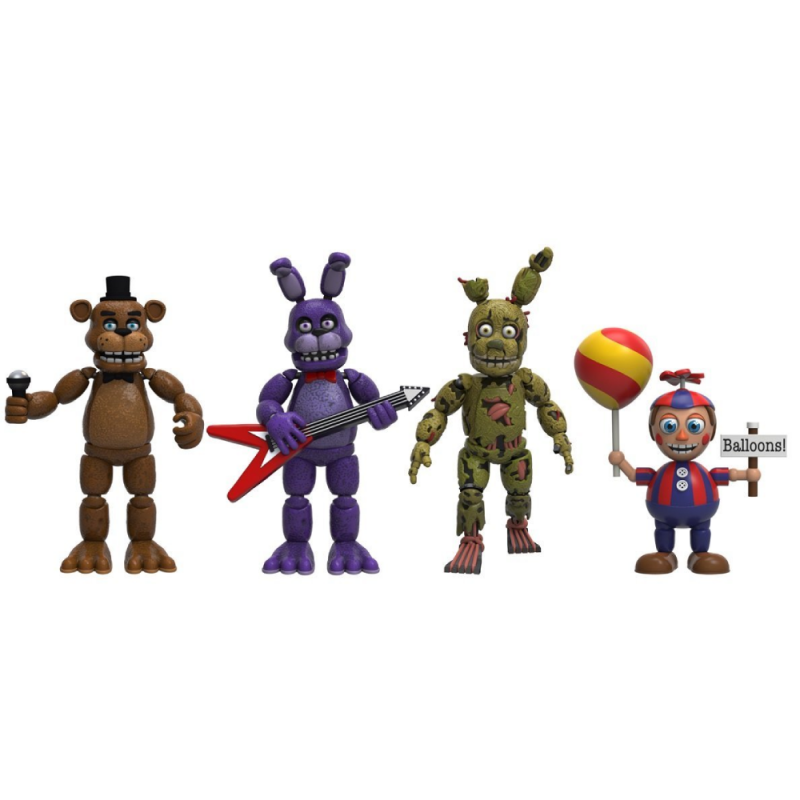 фото Набор фигурок funko five nights at freddy's: freddy, bonnie, spring trap, balloon boy,4см