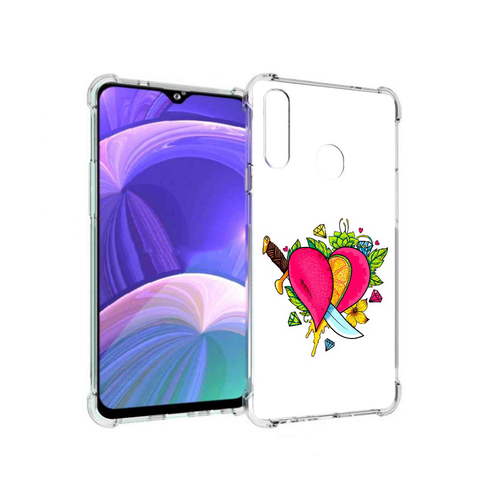 

Чехол MyPads Tocco для Samsung Galaxy A20s Фруктовое сердце (PT139755.554.188), Прозрачный, Tocco