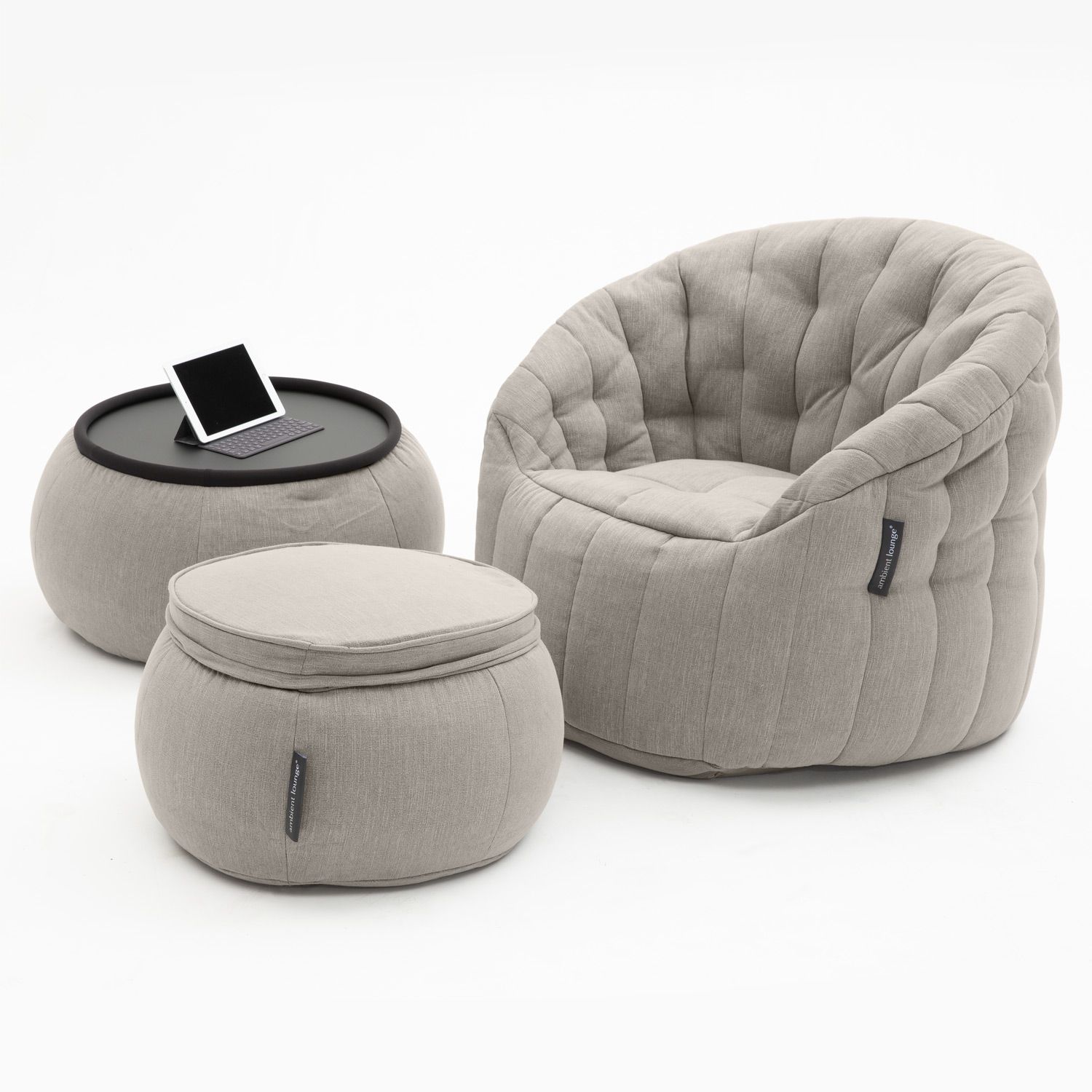 

Комплект мягкой мебели aLounge - Contempo Package - Keystone Grey (шенилл, серый), Contempo Package