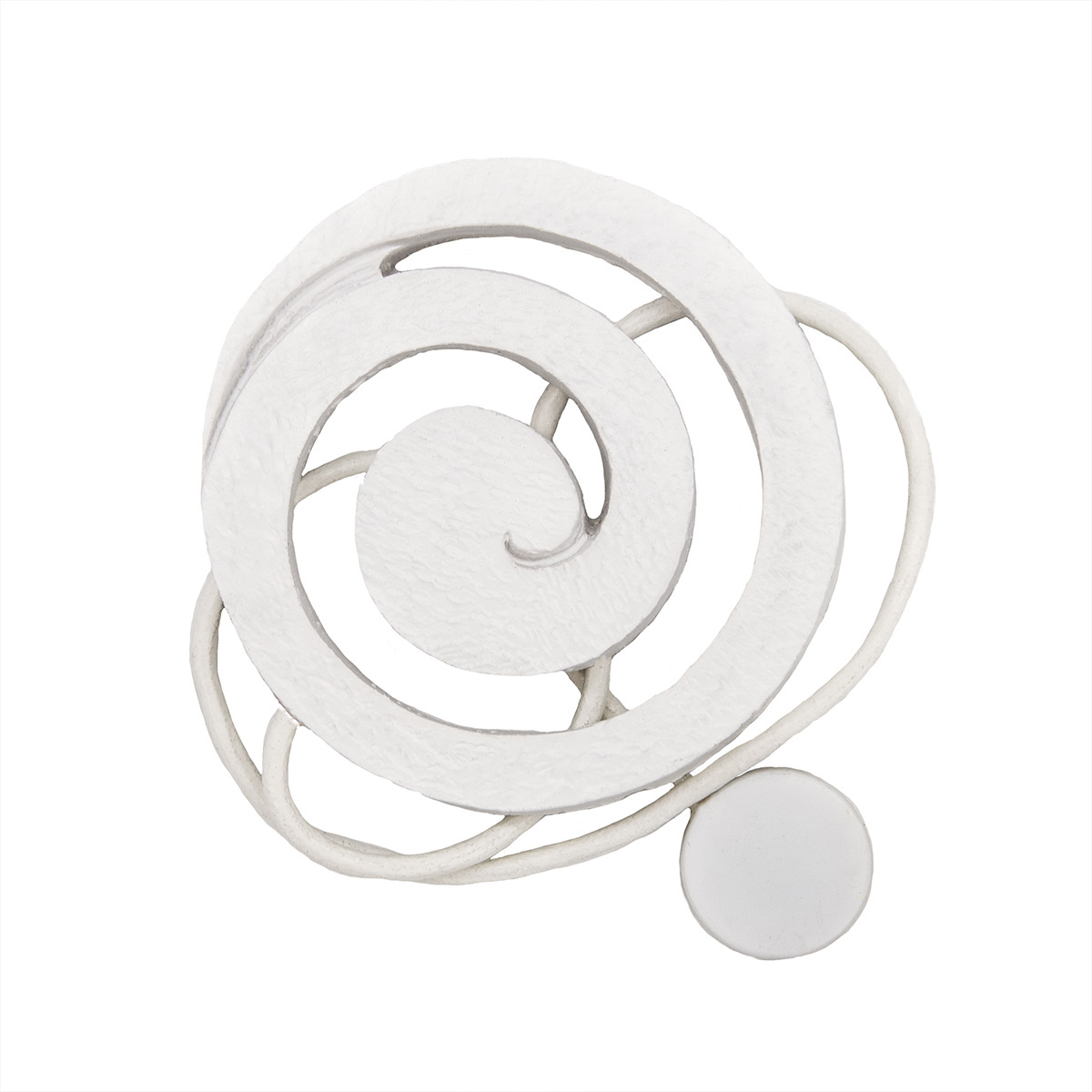 Подхват магнитный для штор 'завиток' 8928, упак(2шт), белый